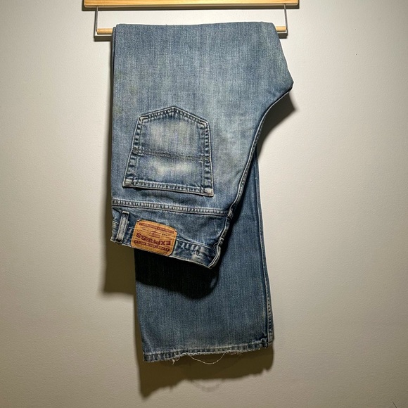 Men’s denim jeans, Express Rodeo Punk 34W/32L - Picture 2 of 5